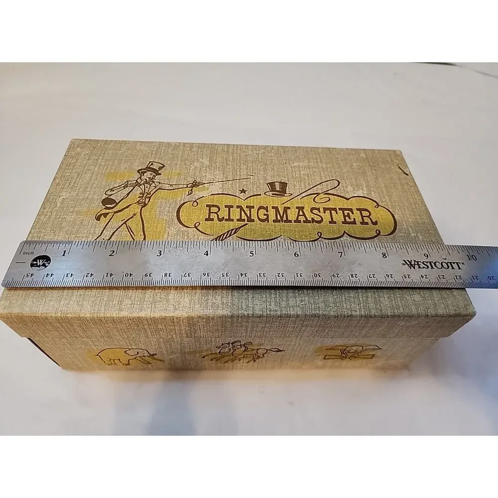 Vintage Ringmaster Shoe Box only Circus Kids Shoes